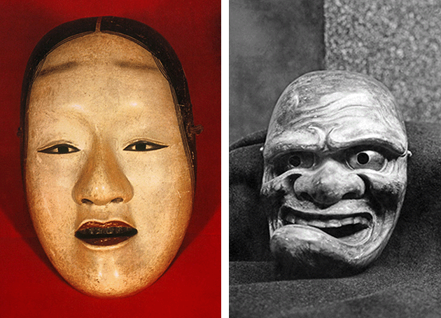 Japanese Noh Mask of a woman. Image: Granger / Bridgeman Images